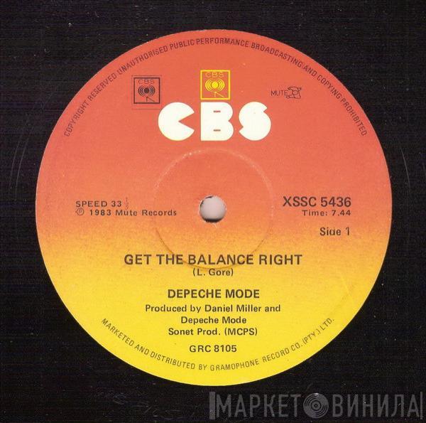  Depeche Mode  - Get The Balance Right