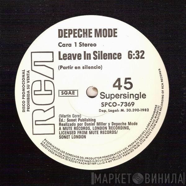  Depeche Mode  - Leave In Silence = Partir En Silencio