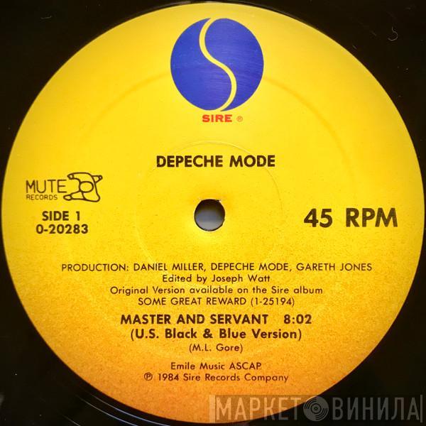  Depeche Mode  - Master And Servant (U.S. Black & Blue Version)