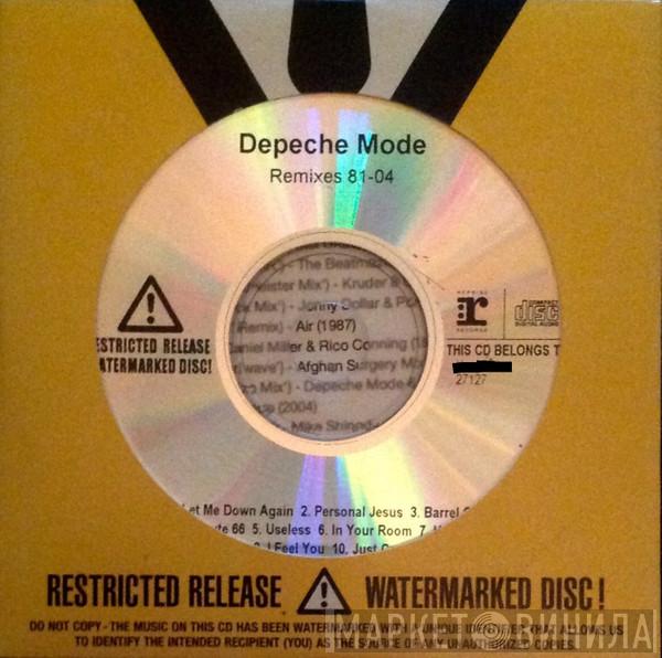  Depeche Mode  - Remixes 81-04