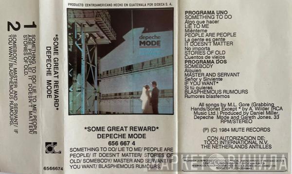  Depeche Mode  - Some Great Reward
