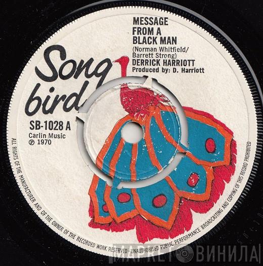  Derrick Harriott  - Message From A Black Man