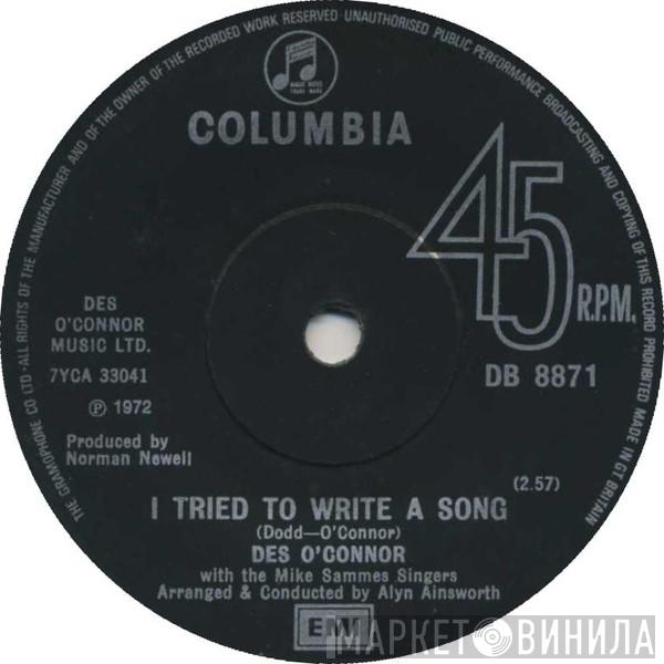 Des O'Connor - I Tried To Write A Song