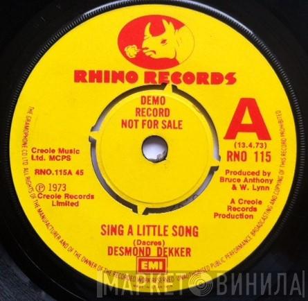  Desmond Dekker  - Sing A Little Song 