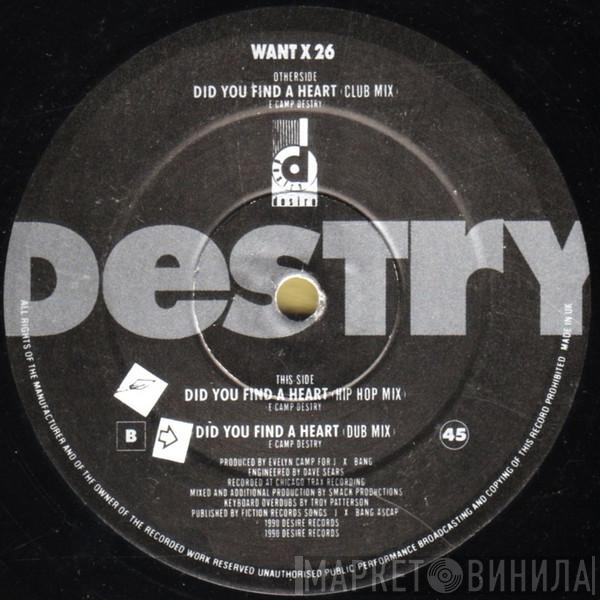 Destry - Did You Find A Heart