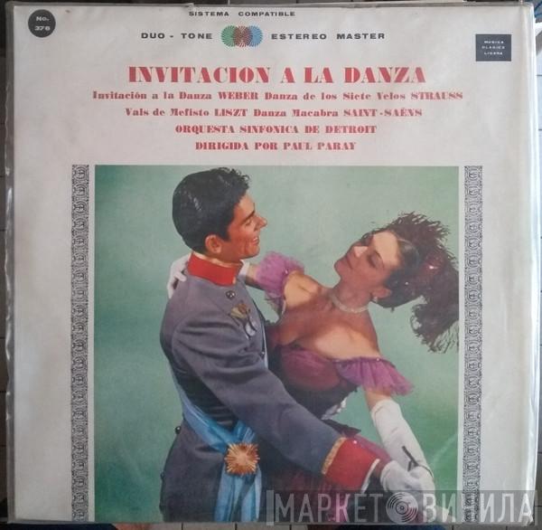 , Detroit Symphony Orchestra  Paul Paray  - Invitación a la Danza