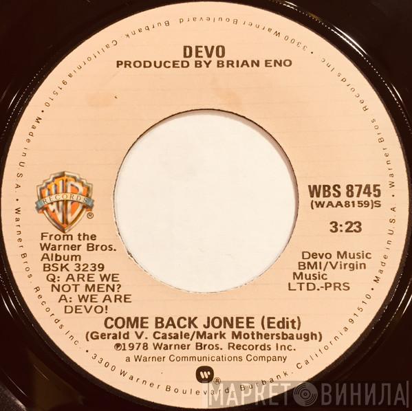 Devo - Come Back Jonee (Edit)
