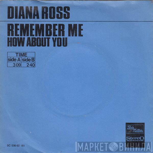  Diana Ross  - Remember Me / How About You