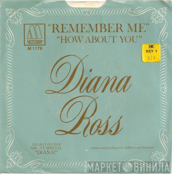 Diana Ross  - Remember Me / How About You
