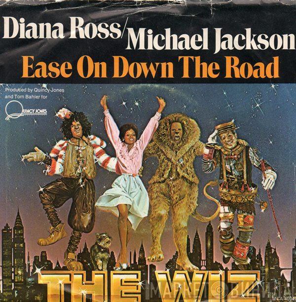 Diana Ross Michael Jackson Quincy Jones  - Ease On Down The Road / Poppy Girls