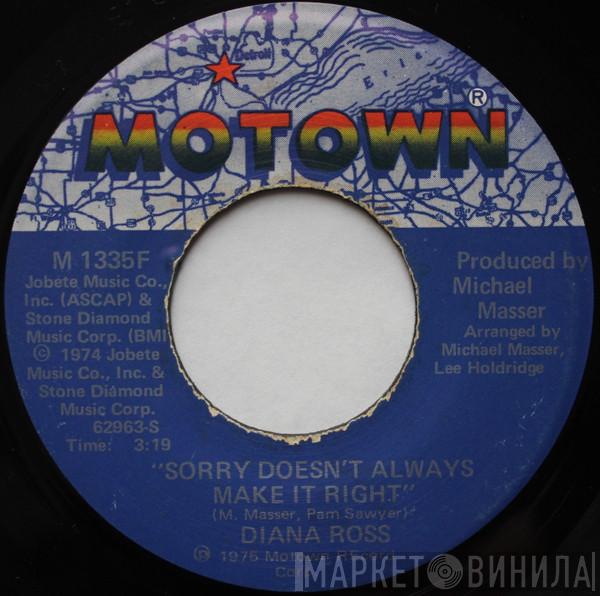  Diana Ross  - Sorry Doesn't Always Make It Right