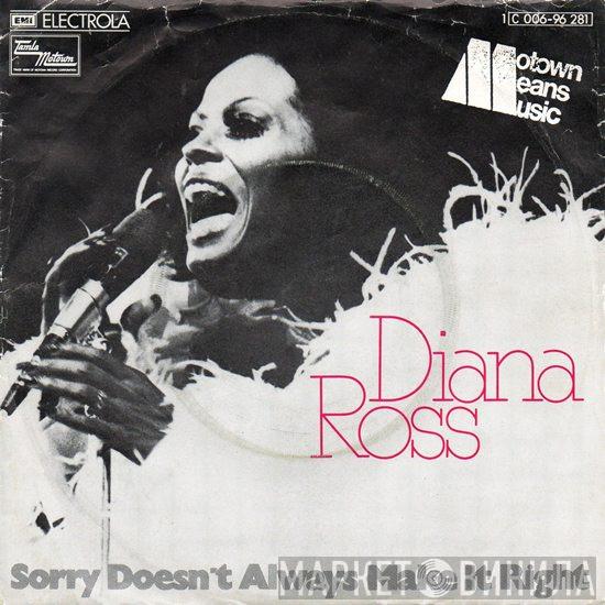  Diana Ross  - Sorry Doesn't Always Make It Right