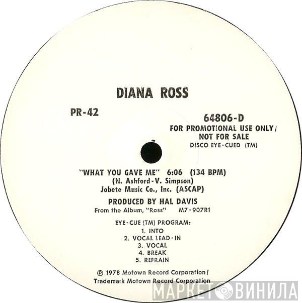  Diana Ross  - What You Gave Me