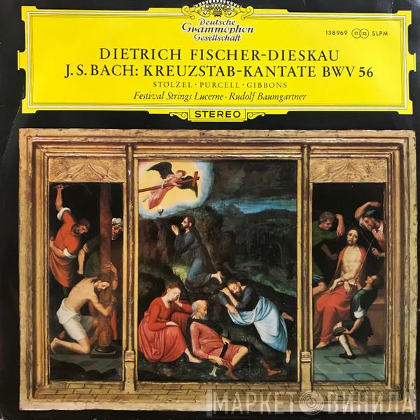 - Dietrich Fischer-Dieskau , Johann Sebastian Bach , Gottfried Heinrich Stölzel , Henry Purcell  Orlando Gibbons  - Kreuzstab-Kantate BWV 56