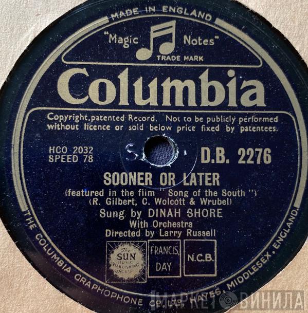 Dinah Shore - Sooner Or Later / For Sentimental Reasons