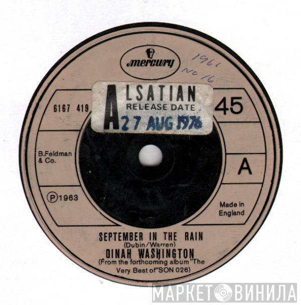 Dinah Washington - September In The Rain