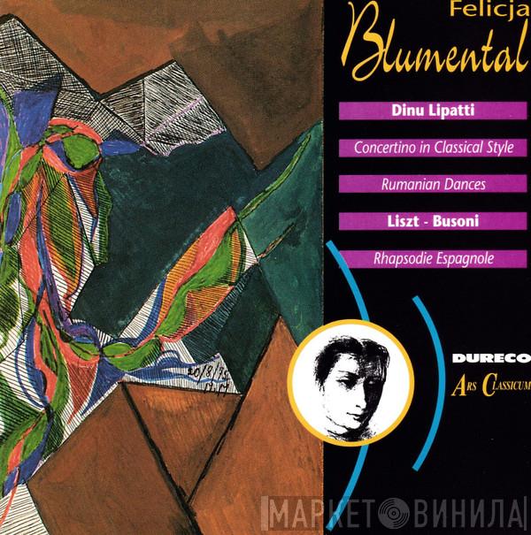 Dinu Lipatti, Felicja Blumental, Orchestra Sinfonica Di Milano, Franz Liszt, Ferruccio Busoni - Concertino In Classical Style / Rumanian Dances