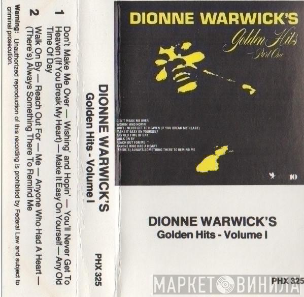  Dionne Warwick  - Dionne Warwick's Golden Hits - Volume 1
