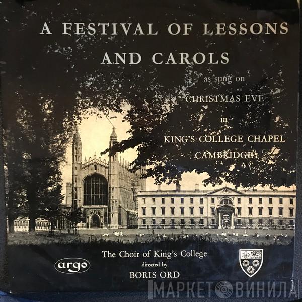 Directed By The King's College Choir Of Cambridge  Boris Ord  - A Festival Of Lessons And Carols
