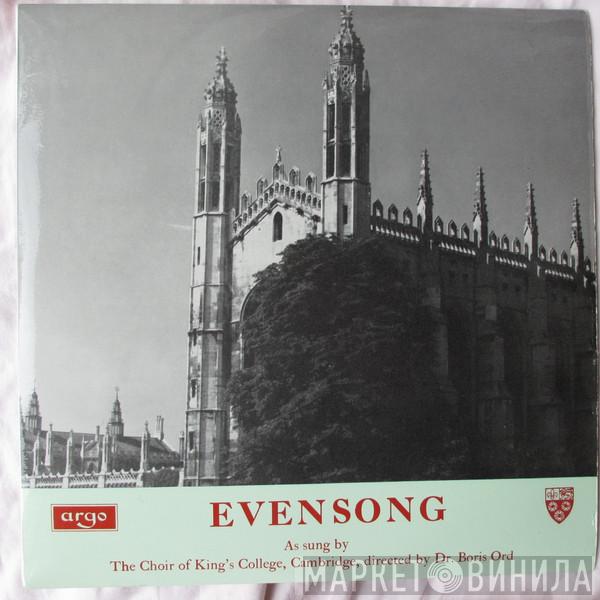 Directed By The King's College Choir Of Cambridge  Boris Ord  - Evensong