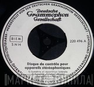 - Disque De Contrôle Pour Appareils Stéréophoniques