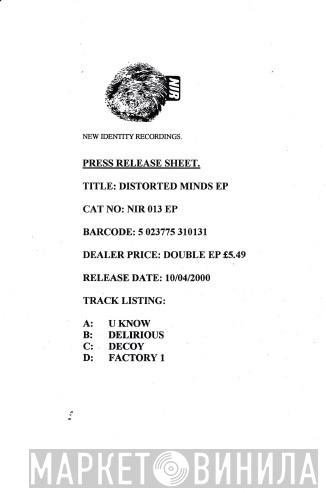 Distorted Minds - Delerious E.P.