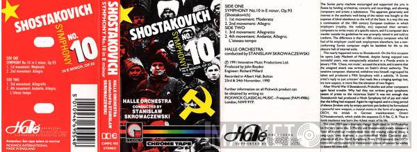 , Dmitri Shostakovich Conducted by Hallé Orchestra  Stanislaw Skrowaczewski  - Symphony No. 10 In E Minor, Op. 93