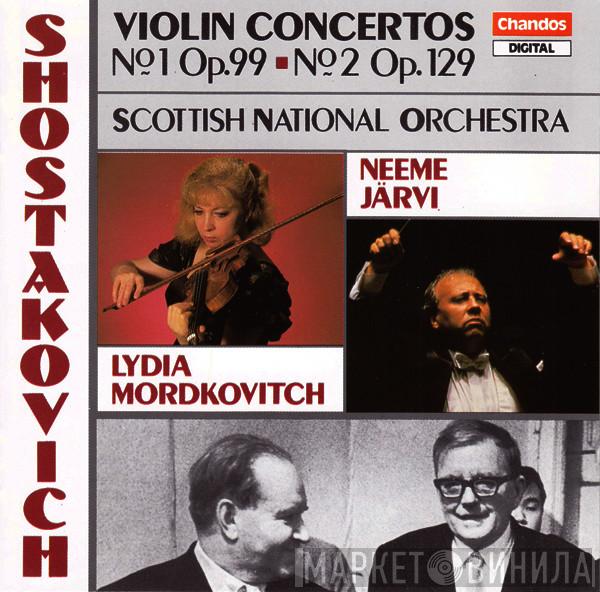 - Dmitri Shostakovich , Lydia Mordkovitch , Royal Scottish National Orchestra  Neeme Järvi  - Violin Concertos No 1 Op.99 · No 2 Op.129