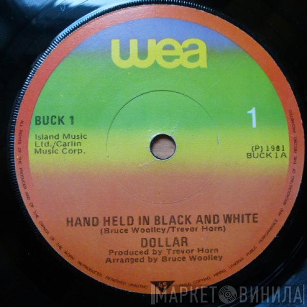 Dollar - Hand Held In Black And White