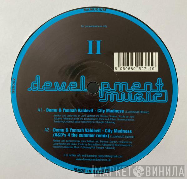 Domu, Jana Valdevit, Atjazz - City Madness / Info People
