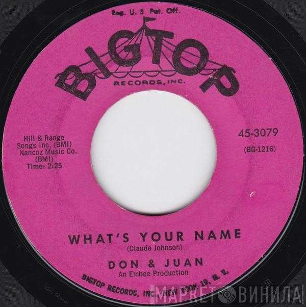 Don & Juan - What's Your Name / Chicken Necks