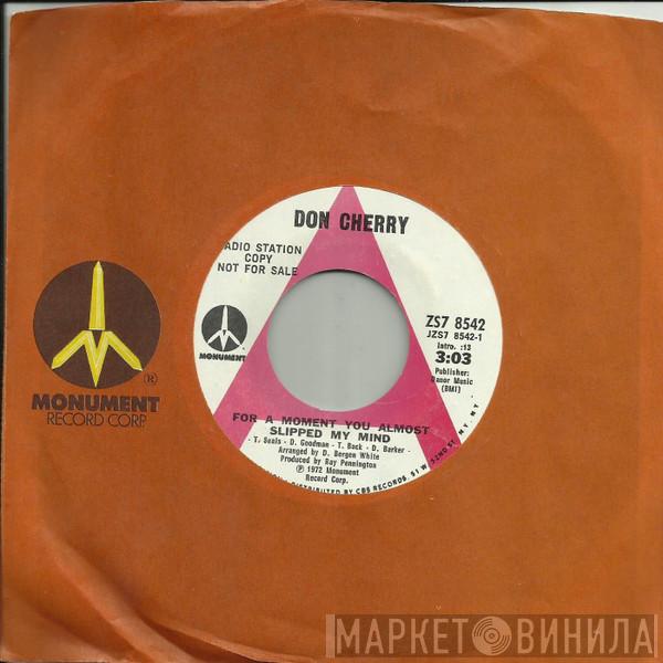 Don Cherry  - For A Moment You Almost Slipped My Mind / Is It Any Wonder That I Love You