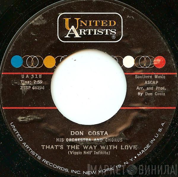 Don Costa's Orchestra And Chorus - That's The Way With Love