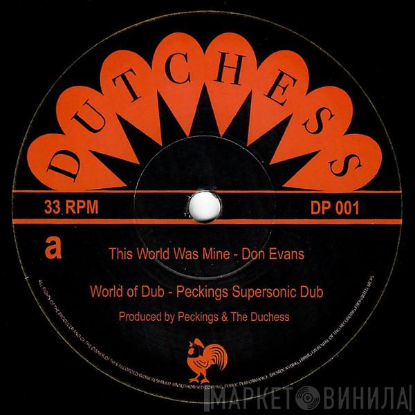 Don Evans - This World Was Mine / It's Alright