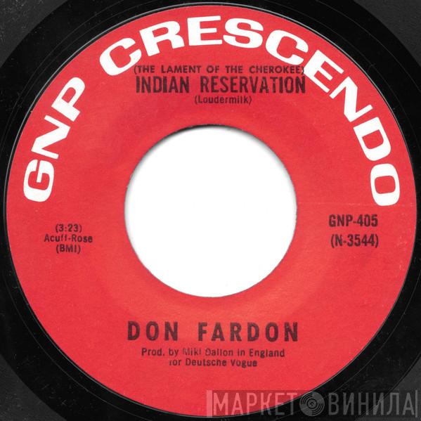  Don Fardon  - (The Lament Of The Cherokee) Indian Reservation / Dreaming Room