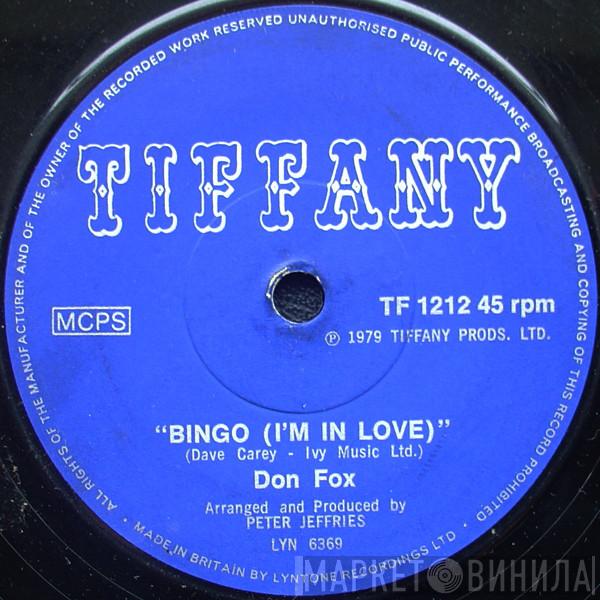 Don Fox - Bingo (I'm In Love) / This Bingo Game