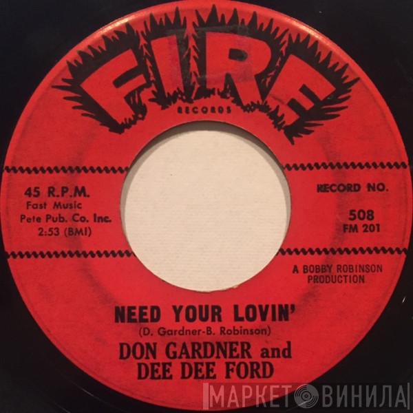 Don Gardner, Dee Dee Ford - Need Your Lovin' / Tell Me