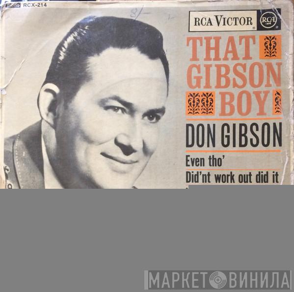 Don Gibson - That Gibson Boy