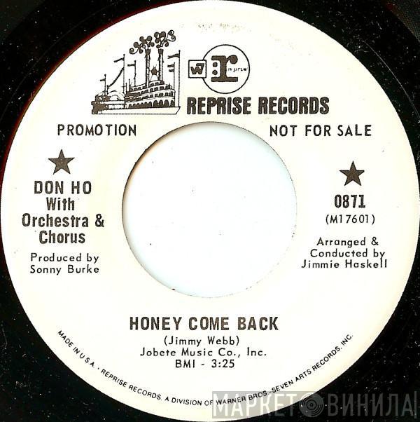  Don Ho  - Honey Come Back / Sands Of Waikiki