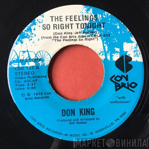  Don King   - The Feelings So Right Tonight