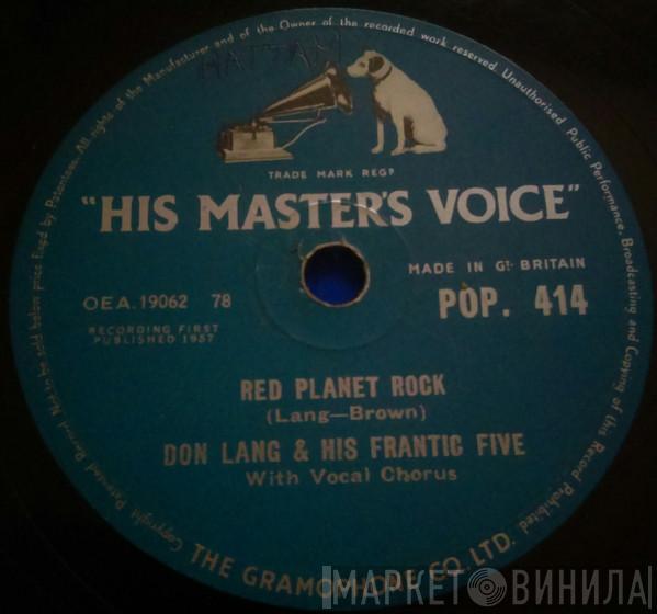  Don Lang And His Frantic Five  - Red Planet Rock / Texas Tambourine