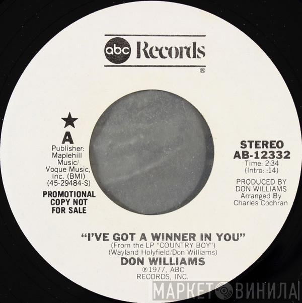 Don Williams  - I've Got A Winner In You