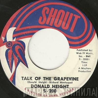 Donald Height - Talk Of The Grapevine