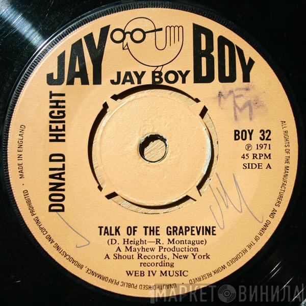 Donald Height - Talk Of The Grapevine