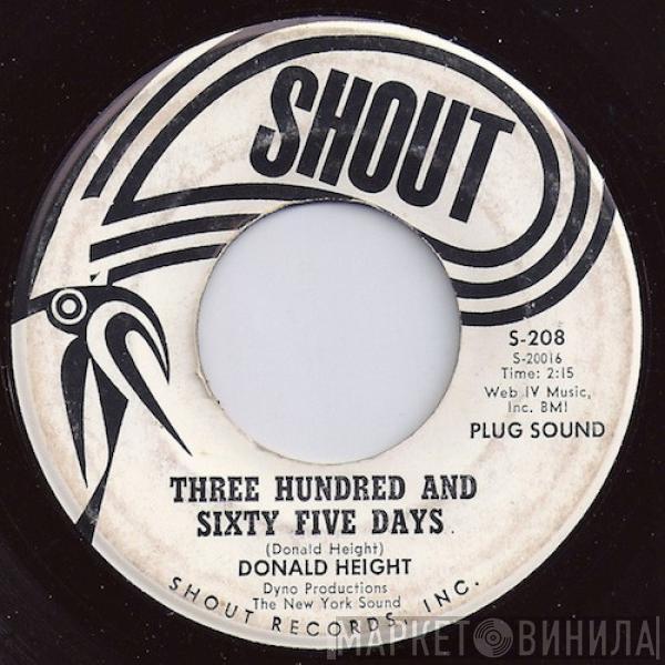 Donald Height - Three Hundred And Sixty Five Days