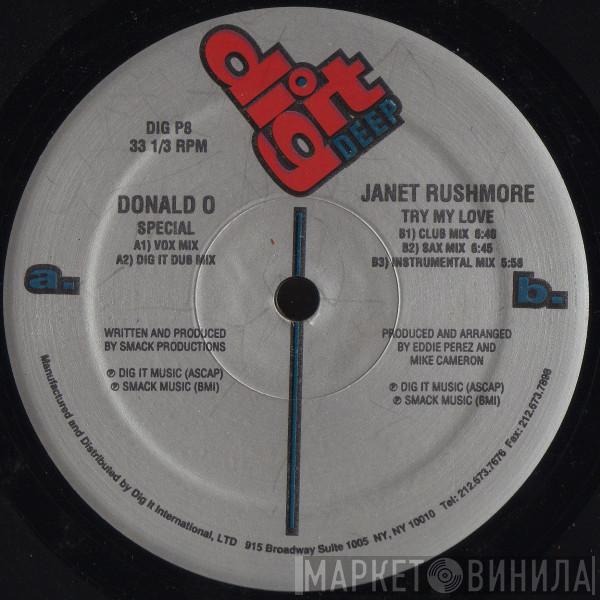 Donald O, Janet Rushmore - Special / Try My Love