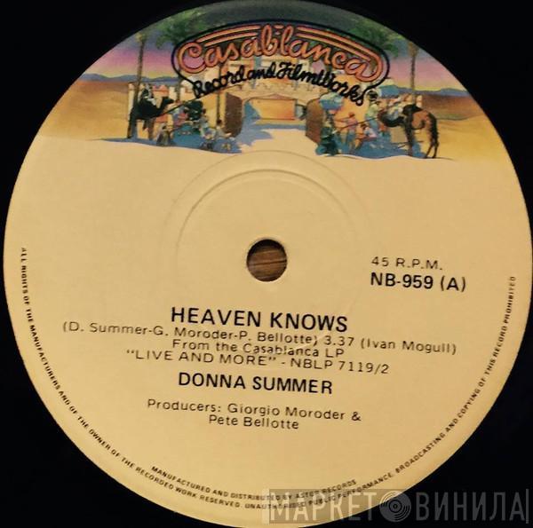  Donna Summer  - Heaven Knows / Only One Man