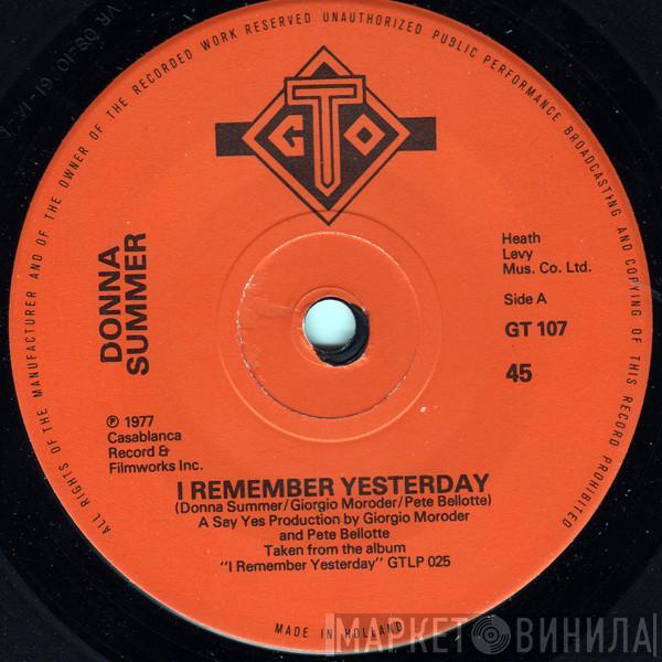 Donna Summer - I Remember Yesterday