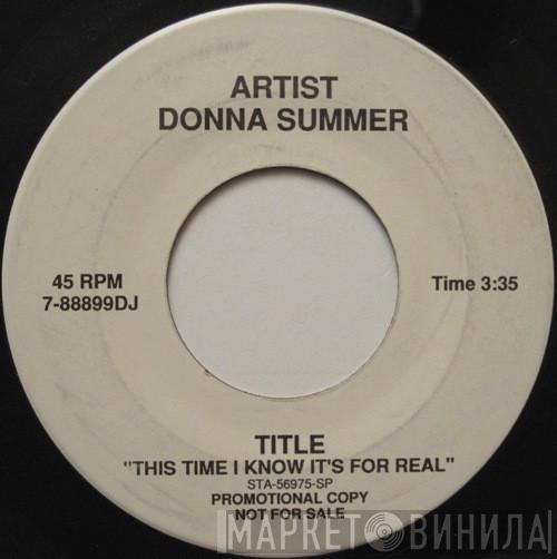 Donna Summer - This Time I Know It's For Real