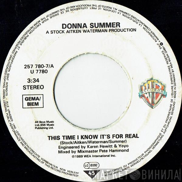Donna Summer - This Time I Know It's For Real